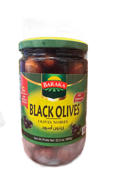 Baraka Black Olives (23 Oz)