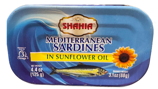 Shahia Sardines in Sunflower Oil (125 g)