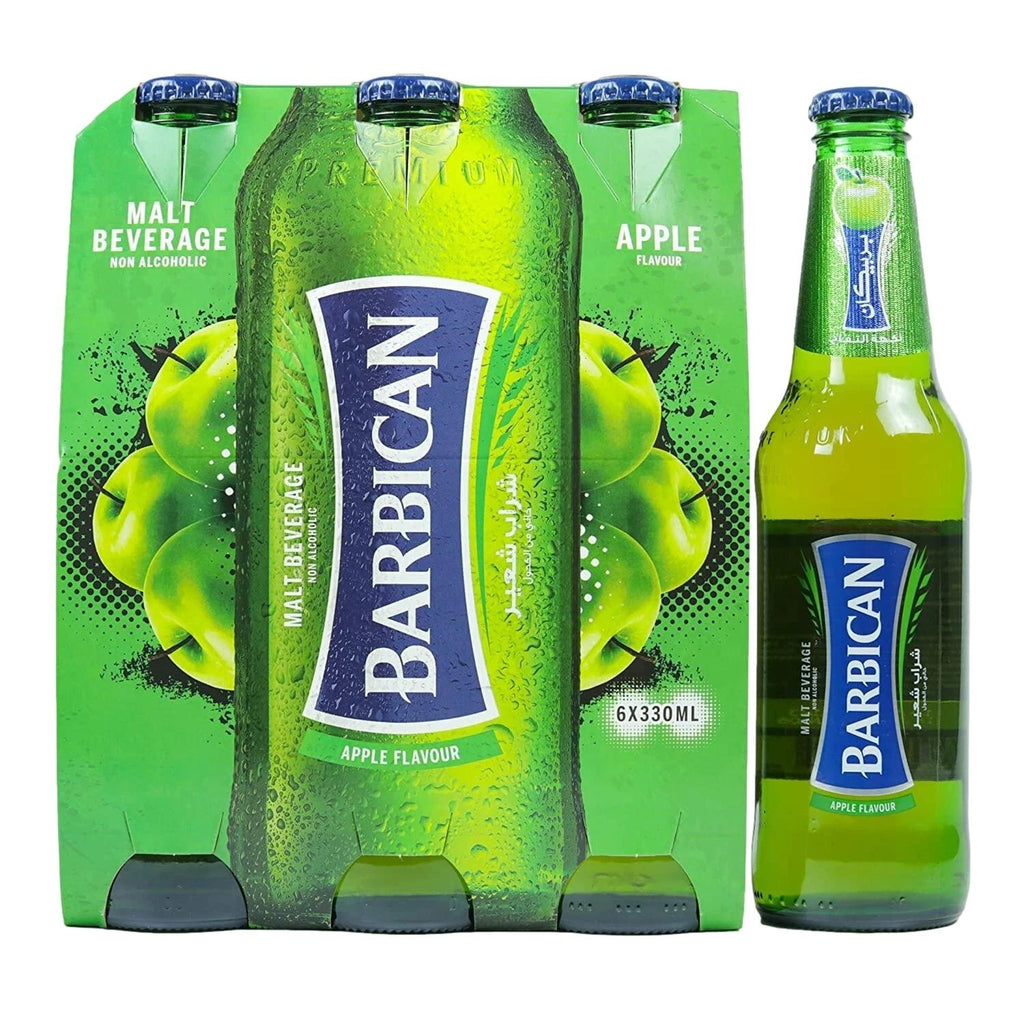 Barbican Apple Flavor (6 x 330 ml) ⚠️ Glass bottles ⚠️ (See description for more details)