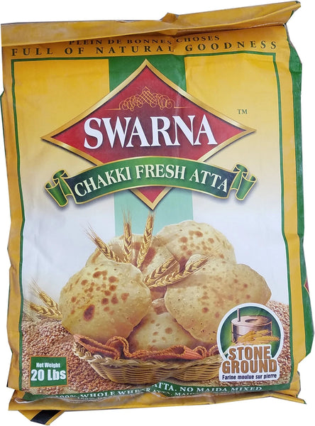 Swarna Chakki Fresh Atta 20 lb