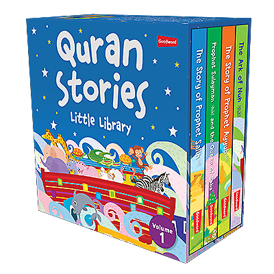 Quran Stories Little Library Vol.1 (4 Board Books Set)