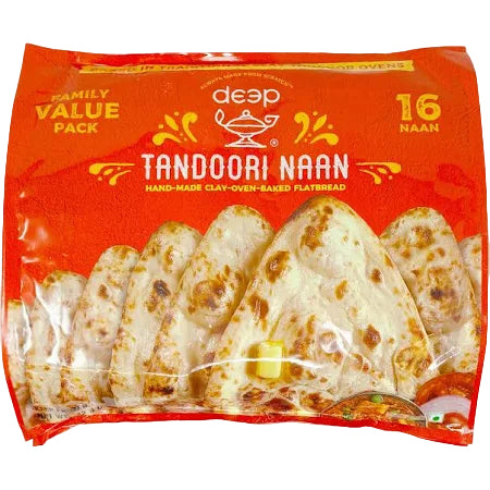 Deep Tandoori Naan – Family Pack (16 Pieces)