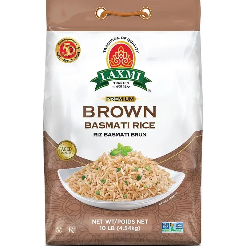Laxmi Brown Basmati Rice (10 lb)