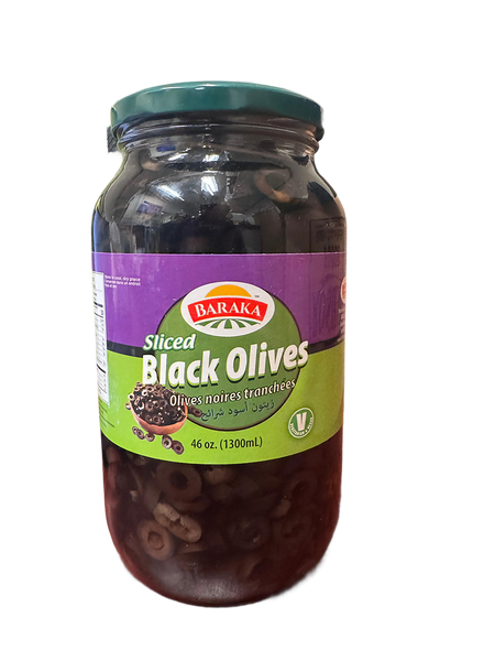 Baraka Sliced Black Olives (46 Oz)