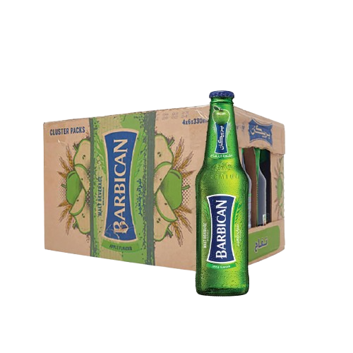 Barbican Apple Flavor Case (24 x 330 ml) ⚠️ Glass bottles ⚠️ (See description for more details)
