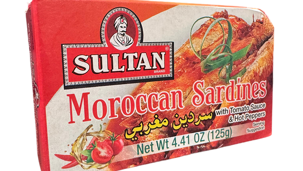 Sultan Sardines in Tomato Sauce and Hot Peppers (125g)