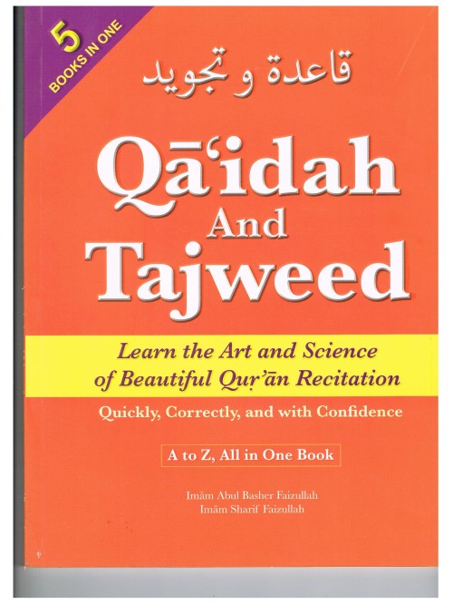 Qaidah And Tajweed Learn The Art and Science of Beautiful Quran Recitation 5 Books in One