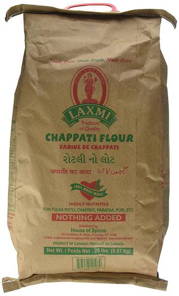 Laxmi Chapati Whole Wheat Flour 20 lb