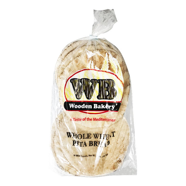 Wooden Bakery Whole Wheat Pita Bread (12 oz)