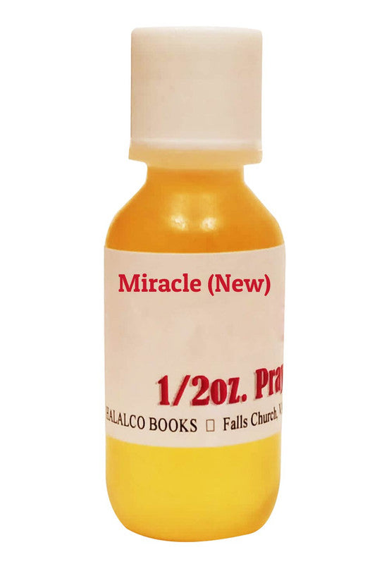 MIRACLE (NEW) Fragrance Oil, Body Oil, Prayer Oil, Essential Oil, Plastic Bottles, Alcohol Free Fragrance Scented Body Oil | Size: 0.5oz, 1oz, 4oz, 8oz, 1LB (16oz)