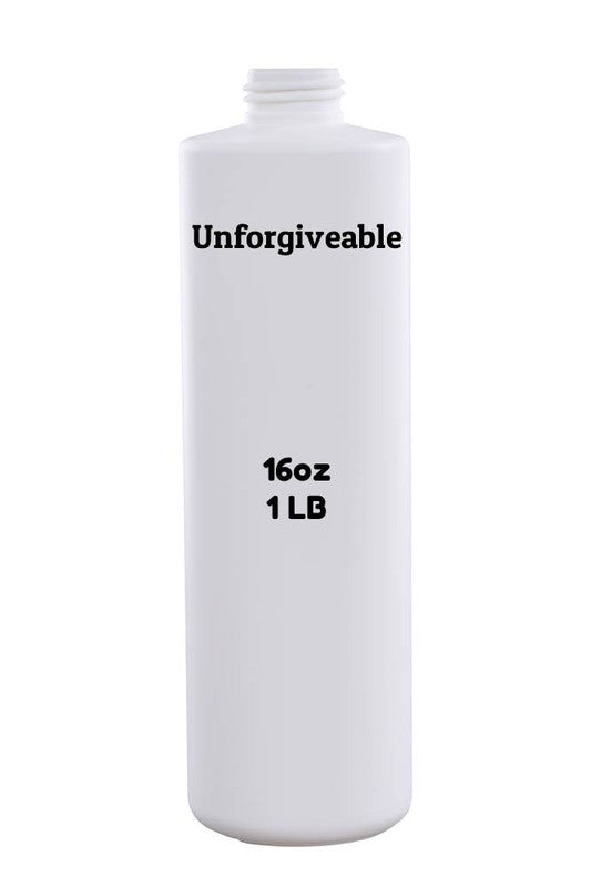 UNFORGIVEABLE Fragrance Oil, Body Oil, Prayer Oil, Essential Oil, Plastic Bottles, Alcohol Free Fragrance Scented Body Oil | Size: 0.5oz, 1oz, 4oz, 8oz, 1LB (16oz)