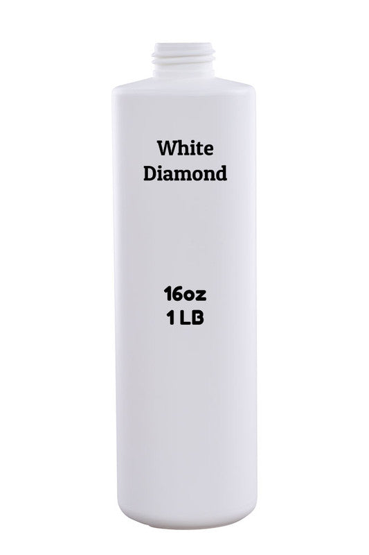WHITE DIAMOND Fragrance Oil, Body Oil, Prayer Oil, Essential Oil, Plastic Bottles, Alcohol Free Fragrance Scented Body Oil | Size: 0.5oz, 1oz, 4oz, 8oz, 1LB (16oz)