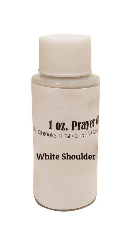 WHITE SHOULDER Fragrance Oil, Body Oil, Prayer Oil, Essential Oil, Plastic Bottles, Alcohol Free Fragrance Scented Body Oil | Size: 0.5oz, 1oz, 4oz, 8oz, 1LB (16oz)