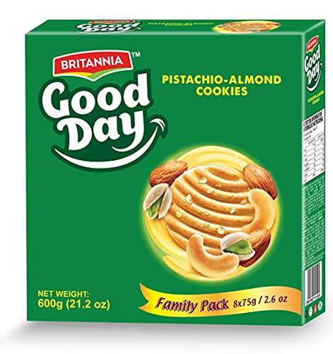 Britannia Good Day Pistachio-Almond Cookies 600g (Institutional Order)